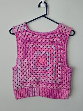 Handmade Crochet Sweater Vest